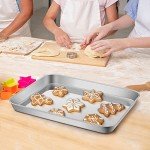 Toaster Oven Pan Set with Rack & Mat