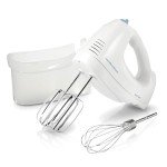 Hamilton Beach 6-Speed Electric Hand Mixer in White