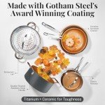 Gotham Steel 12-Piece Non-Stick Cookware Set