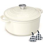 Umite Chef 5QT Enameled Dutch Oven with Lid