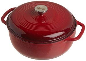 Island Spice Red 6 Quart Cast Iron Dutch Oven