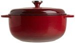 Island Spice Red 6 Quart Cast Iron Dutch Oven