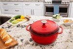 Island Spice Red 6 Quart Cast Iron Dutch Oven