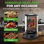 NutriChef Vertical Rotating Shawarma & Kebab Oven