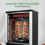 Nutrichef Vertical Countertop Oven with Rotisserie & More