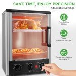 Nutrichef Vertical Countertop Oven with Rotisserie & More
