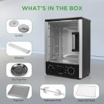 Nutrichef Vertical Countertop Oven with Rotisserie & More