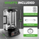 NutriChef Vertical Rotating Shawarma & Kebab Oven
