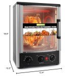 Nutrichef Vertical Countertop Oven with Rotisserie & More