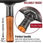 YOSUKATA 13.5" Carbon Steel Stir Fry Wok Pan