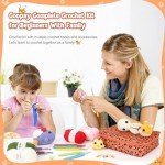 Coopay 58PCS Beginner Crochet Hook Set with Yarn