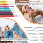 Coopay 58PCS Beginner Crochet Hook Set with Yarn