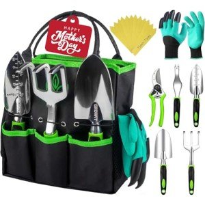 GROWIT 22-Piece Ergonomic Gardening Tools Set