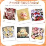 Coopay 58PCS Beginner Crochet Hook Set with Yarn