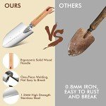 10-Piece Heavy Duty Stainless Steel Gardening Tool Set