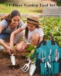 FiveJoy 11-Piece Garden Tool Set with Tote Bag