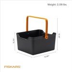 Fiskars Garden Tool Caddy with Removable Organizer