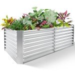 Galvanized Raised Garden Bed Kit for Veggies