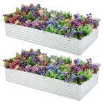 Metal Raised Garden Beds for Outdoor Gardening - 2 Pack