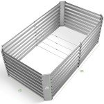Galvanized Raised Garden Bed Kit for Veggies