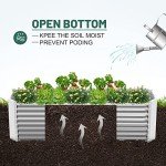 Galvanized Raised Garden Bed Kit for Veggies