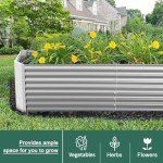 Galvanized Raised Garden Bed Kit for Veggies