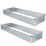 Metal Raised Garden Beds for Outdoor Gardening - 2 Pack