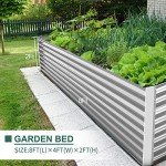 Galvanized Raised Garden Bed Kit for Veggies