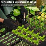 Large Fabric Garden Bed for Vegetables and Flowers