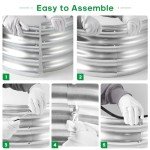 Galvanized Raised Garden Bed Planter Set of 2