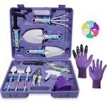 30-Piece Floral Gardening Tool Set for Active Women