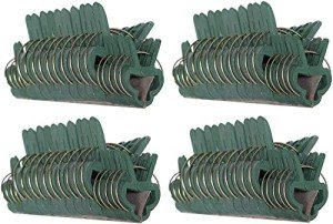 80-Piece Green Gardening Clips for Plant Support