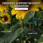 80-Piece Green Gardening Clips for Plant Support