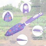 10-Piece Purple Gardening Tool Set with Tote