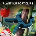 80-Piece Green Gardening Clips for Plant Support