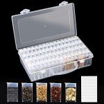 64-Slot Seed Organizer with Labels for Gardening