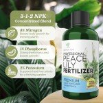 Liquid Peace Lily Plant Fertilizer - 8 oz