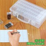 64-Slot Seed Organizer with Labels for Gardening