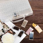 64-Slot Seed Organizer with Labels for Gardening