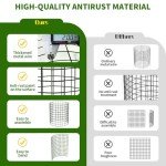 Animal-Proof Plant Cages - 12" Metal Mesh (10 Pack)