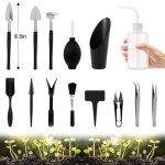 20-Piece Succulent Tool Set with Repotting Mat