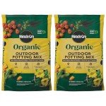 Organic Potting Mix for Outdoor Container Plants - 2-Pack