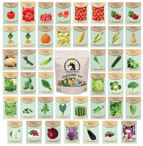 43 Assorted Vegetable & Herb Seed Packets
