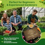 75 Herb & Vegetable Seeds Starter Kit Bundle