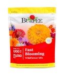 Fast Blooming Wildflower Seed Mix - 25,000 Seeds
