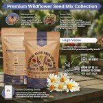Perennial Wildflower Seeds Mix for Indoor & Outdoor
