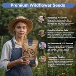 Perennial Wildflower Seeds Mix for Indoor & Outdoor