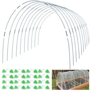 MAXPACE DIY Greenhouse Hoops - 50pcs Rust-Free Support