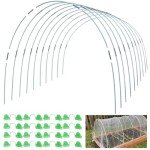 MAXPACE DIY Greenhouse Hoops - 50pcs Rust-Free Support