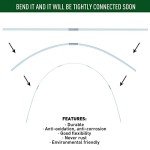 MAXPACE DIY Greenhouse Hoops - 50pcs Rust-Free Support